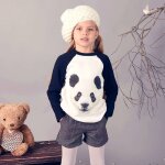 Sweat - shirt et panda beige noir Sweat - shirt et panda beige noir
