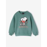 Sweat snoopy peanuts fille vert �meraude
