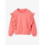 Sweat volant fantaisie corail