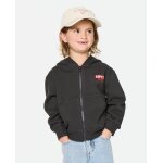 Sweat zipp� � capuche fille road trip washed black