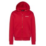 Sweat zipp� � capuche rouge