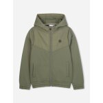 Sweat zipp  capuche vert