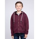 Sweat zipp capuche wamin garon violet