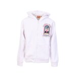 Sweat zipp� fille ounae blanc