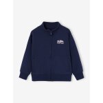 Sweat zipp� gar�on col camionneur marine