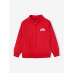 Sweat zipp� gar�on col camionneur rouge