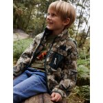 Sweat zippé en polaire camouflage garçon vert sauge Sweat zippé en polaire camouflage garçon vert sauge