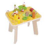 Table d'activit�s en bois fsc - ferme multicolore