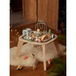 Table d'activits circuit de voitures en bois fsc beige