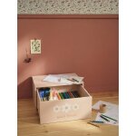 Table d'activit�s avec coffre de rangement rose