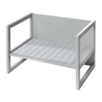 Table convertible en banc Évolutif À 2 hauteurs d'assise gris Table convertible en banc Évolutif À 2 hauteurs d'assise gris