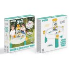 Table � eau et � sable 2 - en - 1 avec circuit d'eau multicolore