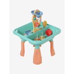 Table de jeu plein air sable et eau multicolore