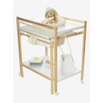 Table à langer avec baignoire intégrée vertbaudet magictub naturel / blanc Table à langer avec baignoire intégrée vertbaudet magictub naturel / blanc