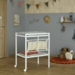 Table  langer bois massif sony blanc