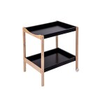 Table À langer margot bois hybride noir Table À langer margot bois hybride noir