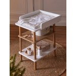 Table  langer poupe en bois fsc blanc