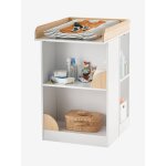 Table  langer transformable en bibliothque ligne eclipse blanc