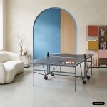 Table de ping pong indoor, avec 4 raquettes et 6 balles, pour utilisation int�rieure, sport tennis de ...