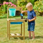 Table � rempoter pour enfant early fun bois fsc� marron - bleu - noir