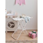 Table  repasser en mtal retro flower cru