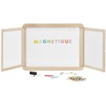 Tableau mural triptyque magnétique beige Tableau mural triptyque magnétique beige
