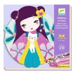 Tableau paillettes et strass onnanoko multicolore Tableau paillettes et strass onnanoko multicolore