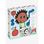 Tableau p�te � modeler coquin du jardin bleu clair