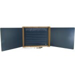 Tableau triptyque en bois noir