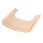 Tablette de chaise haute - plateau repas avec rebord sit up flex bois naturel Tablette de chaise haute - plateau repas avec rebord sit up flex bois naturel