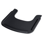 Tablette de chaise haute - plateau repas avec rebord sit up flex noir