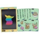 Tablette � dessins star wars e - ink multicolore 28cm avec pochoirs vert