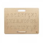 Tablette criture majuscules cursives montessori marron