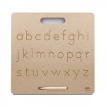 Tablette criture minuscules scripts montessori marron
