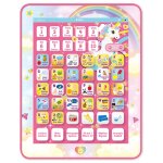 Tablette �ducative bilingue licorne en fran�ais et en anglais rose
