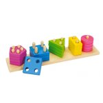 Tablette � ranger formes et couleurs 20 pi�ces multicolore
