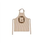 Tablier en coton marron