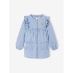 Tablier fille personnalisable chambray indigo