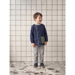 Tablier gar�on personnalisable cool school bleu fonc�