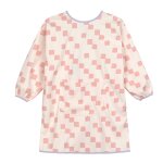 Tablier impermable manches longues enfants - happy fruits pche rose