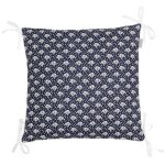 Taies de coussin pour tour de lit modulable eskimo eli bleu marine