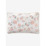 Taie d'oreiller b�b� eau de rose �cru / rose