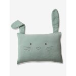 Taie d'oreiller bb en gaze de coton menthe a l'eau vert