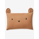 Taie d'oreiller bb ourson green forest marron