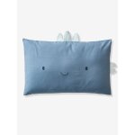 Taie d'oreiller bb petit dino bleu