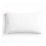 Taie d'oreiller en coton bio blanc