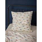 Taie d'oreiller percale de coton anatole imprime multico