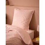 Taie d'oreiller percale de coton marcelle rose