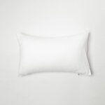 Taie d'oreiller pur coton bio blanc