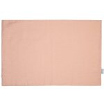 Taie d'oreiller r�versible en lin lav� p�che